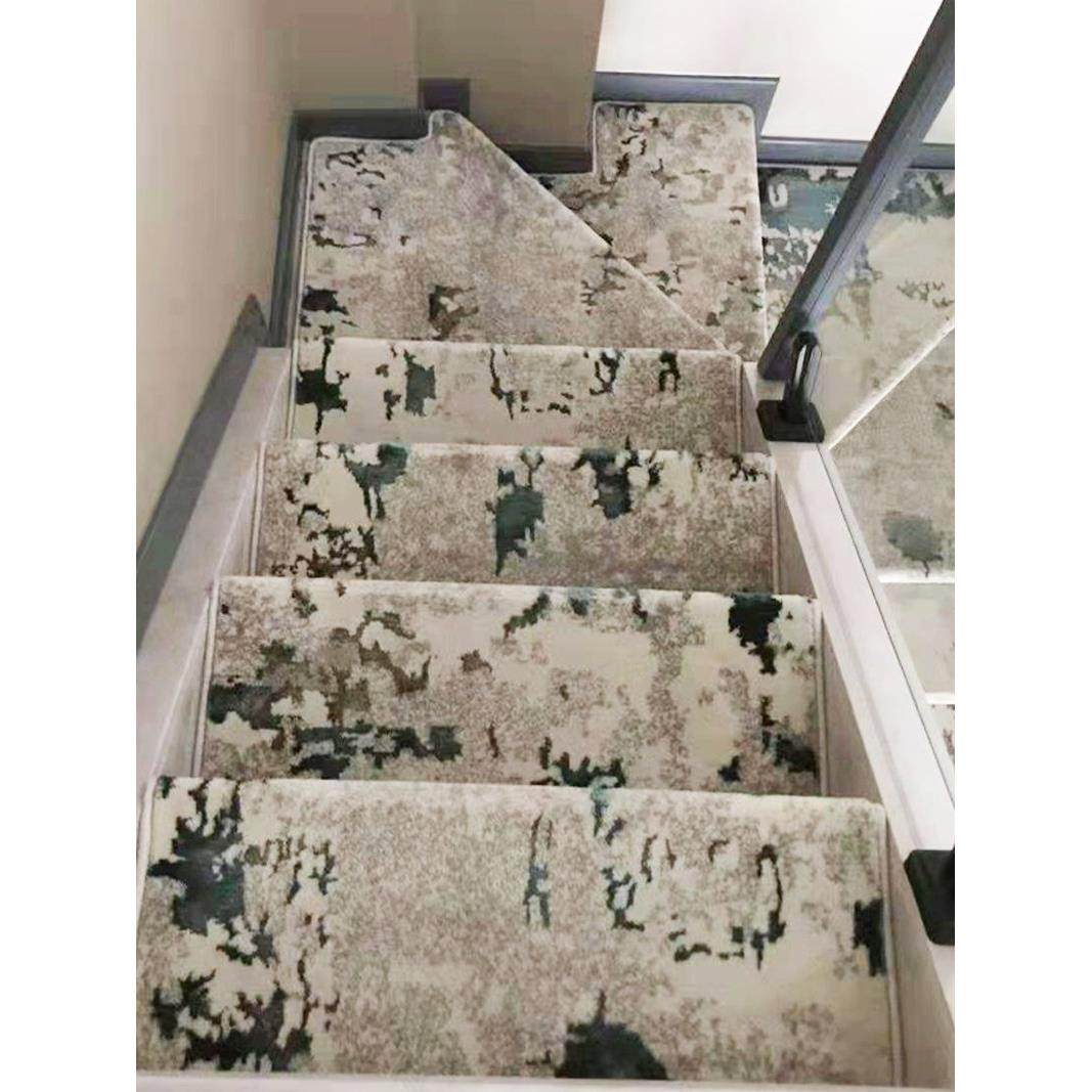 轻奢风简约家用实木楼梯垫踏步垫免胶自粘别墅大理石防滑定制地毯,淘宝优惠券,粉丝福利购,淘宝优惠卷