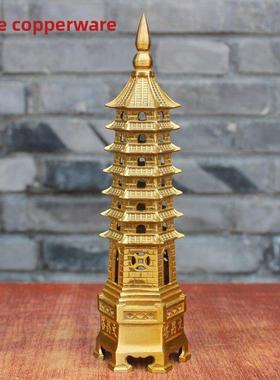 铜器纯铜文昌塔黄铜文昌塔7层9层13层7层9层13层13层15层桌面饰品