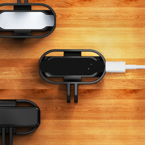 XINTE/馨特 适用影石Insta360 GO3S/GO3拇指运动相机磁吸快装转接边框可充电横竖拍支架第一人称固定座保护套 - 图2