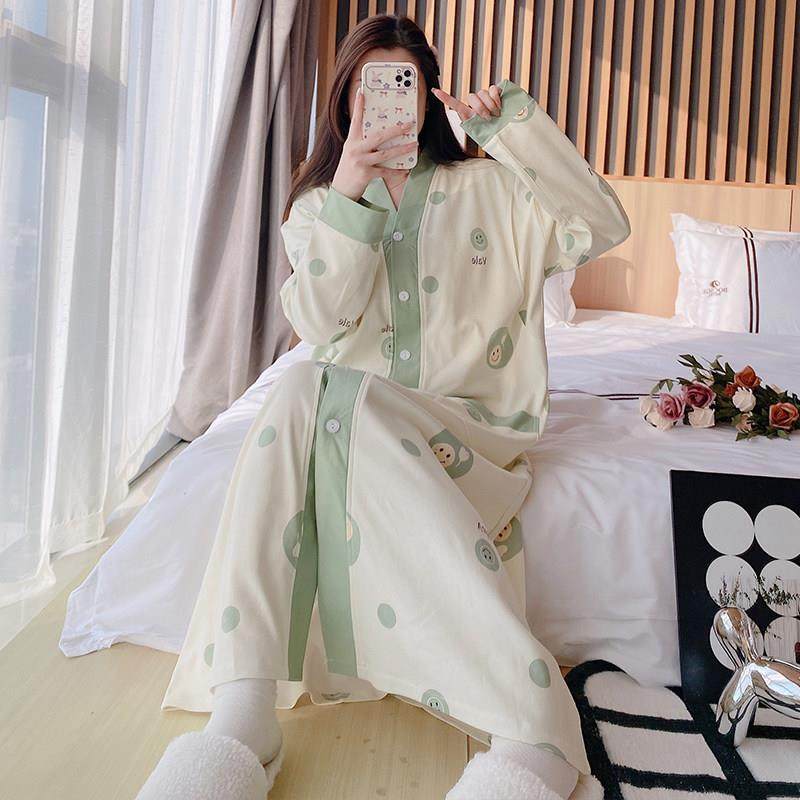 医院待产裙孕妇睡衣带胸垫哺乳睡裙裤子两件套春秋产房夏季月子服,淘宝优惠券,粉丝福利购,淘宝优惠卷