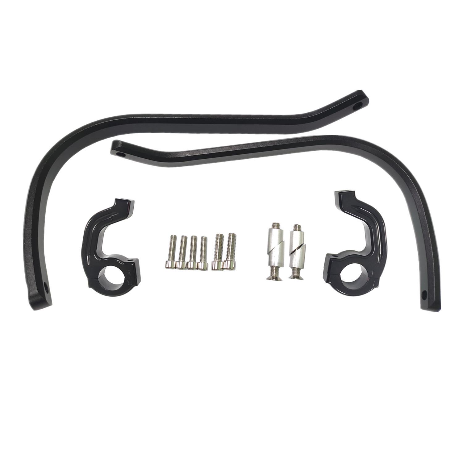 越野摩托车改装CNC铝合金刹车护手防摔安全手柄牛角保护 - 图2