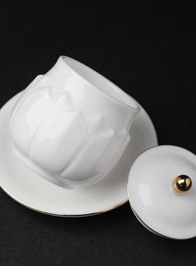 戴玉堂佛具用品供具大全供佛家用花瓶供奉佛前供水杯香薰炉供果盘