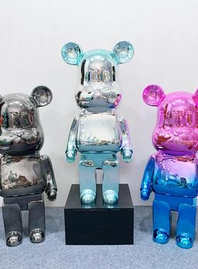 网红流体熊超大号暴力熊存钱罐客厅极简创意乔迁装饰落地摆件12米