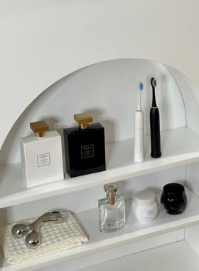 护手霜面霜摆件｜样板间女士衣帽间化妆台黑白鹅暖石护手霜面霜