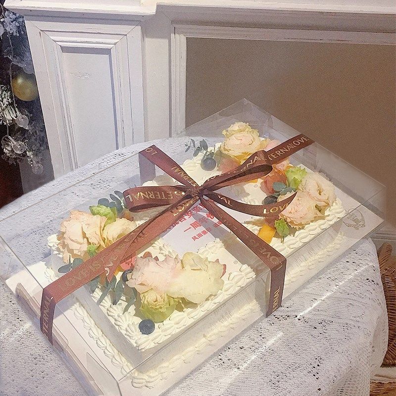 16寸22寸长方形开业庆u典蛋糕盒节日聚会大型公司年会蛋糕包装,淘宝优惠券,粉丝福利购,淘宝优惠卷