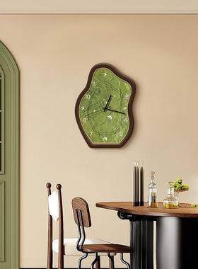 绿色客厅桌面摆件中古风入户玄关电视柜挂墙高级感乔迁装饰品摆画