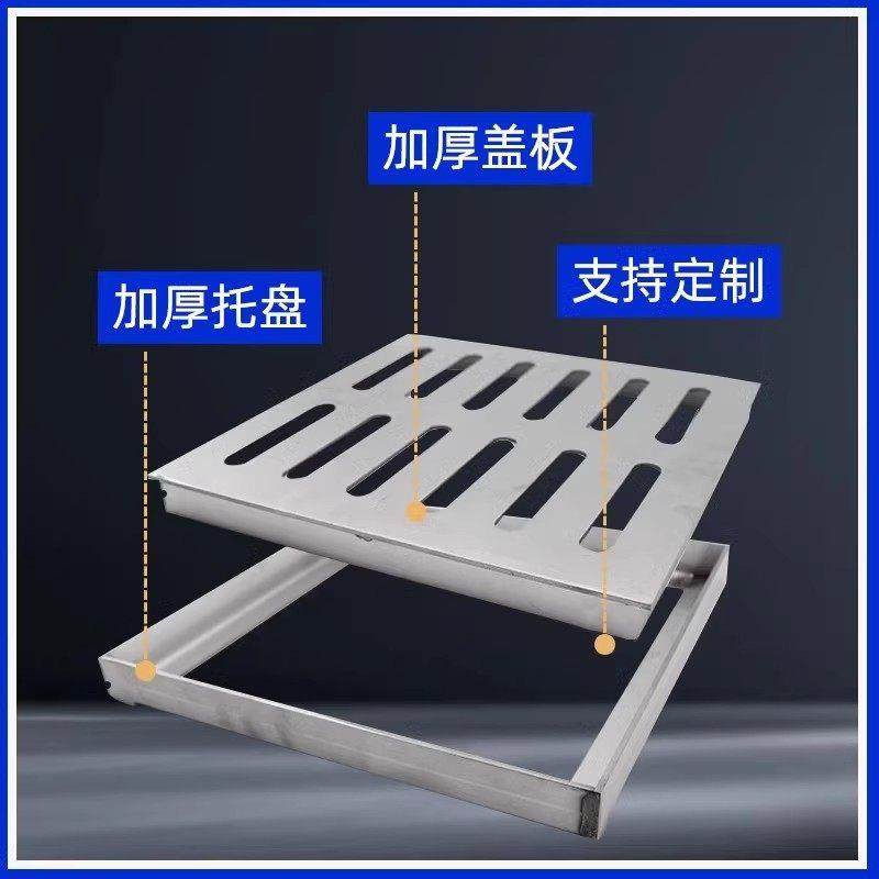 304不锈钢雨水篦子井盖排水沟下水道盖板方形庭院地漏带框定制,淘宝优惠券,粉丝福利购,淘宝优惠卷