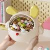 Cute little storage box doll figure blind box display stand