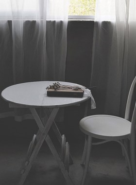 作旧折叠木桌白桌子 摄影台背景木板 静物美食拍摄【二店道具铺】