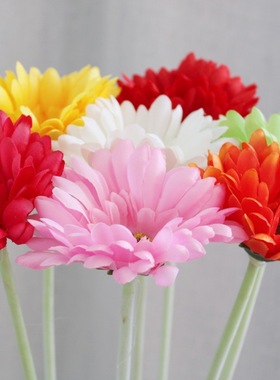 仿真花太阳花扶朗菊向日葵婚庆用花家居摆件小清新弗朗菊假花