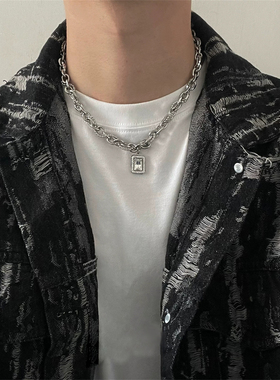 冰糖项链男简约毛衣链