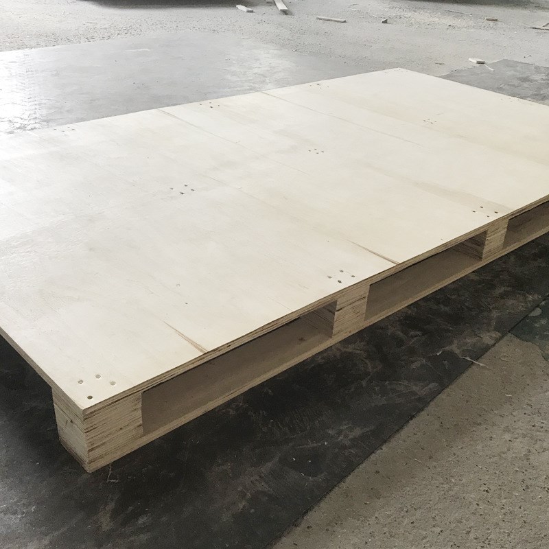 出口木托盘1.2*1米免熏蒸托盘 四面进叉仓库物流T周转用胶合板卡 - 图0