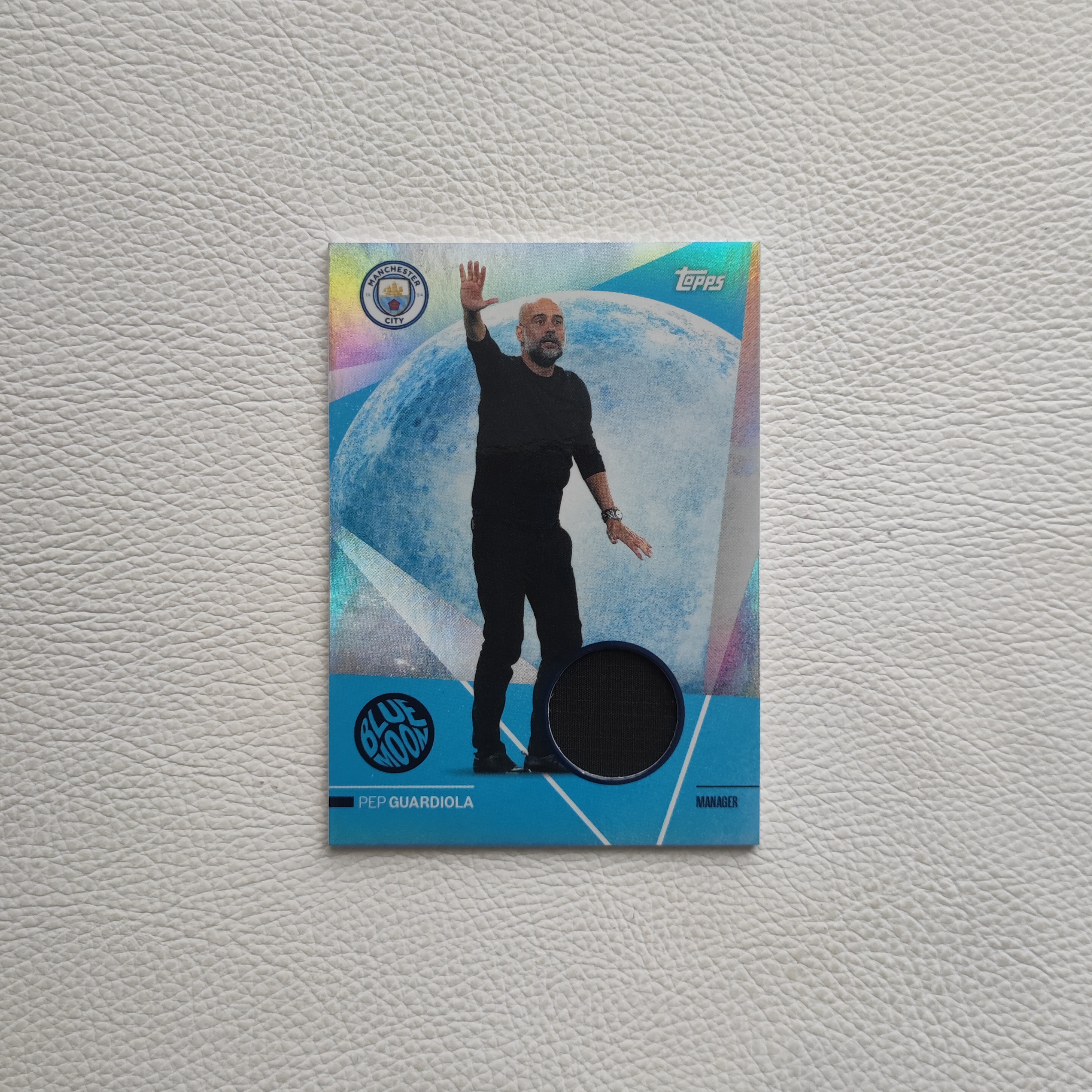 Topps 曼城 瓜迪奥拉 Guardiola 教练亲穿西装物料 球星卡 周边 - 图0