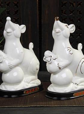 陶瓷羊摆件化解风水化解补角吉祥物12生肖羊客厅装饰品招财瓷器工