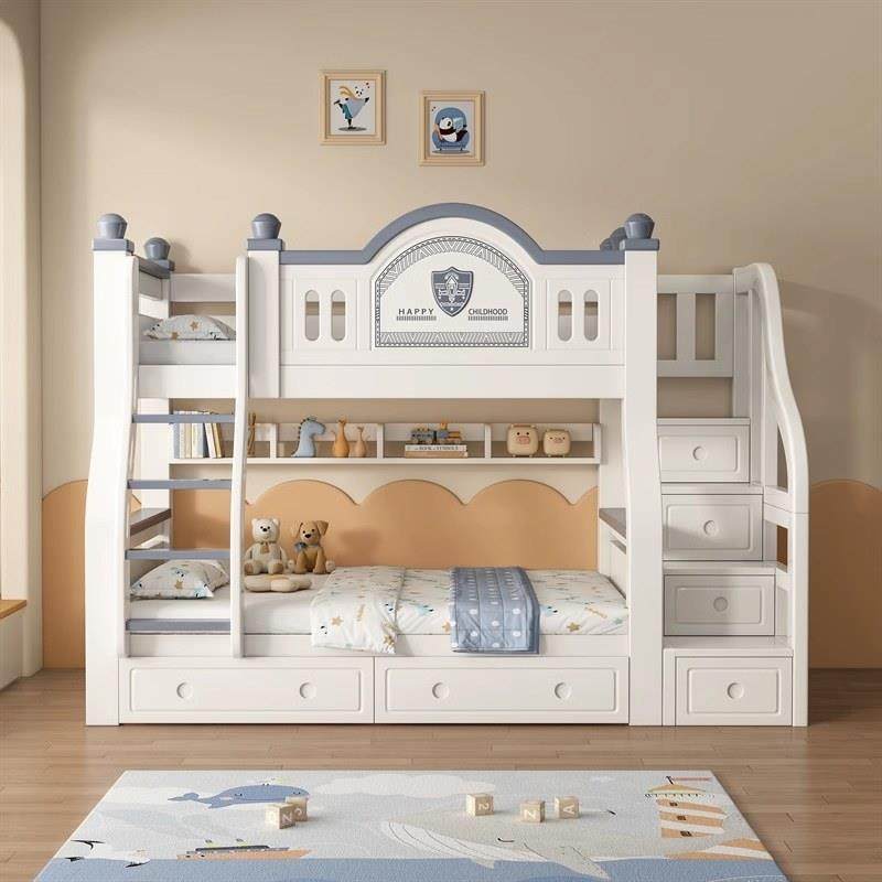 艾森耐全实木上下床双层床大人小户型儿童高低床上下子母床多功能,淘宝优惠券,粉丝福利购,淘宝优惠卷