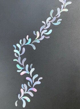 卷草螺钿片白蝶贝夜光贝片花瓣螺钿大漆螺钿漆器漆画漆艺镶嵌