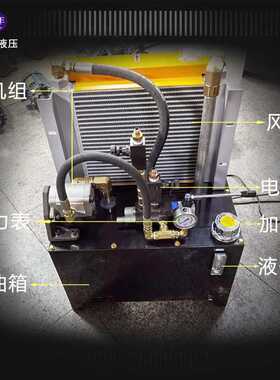 液压成套站液压系统工程机械机床中高压0.75/1.5/2.2/3KW液压泵站