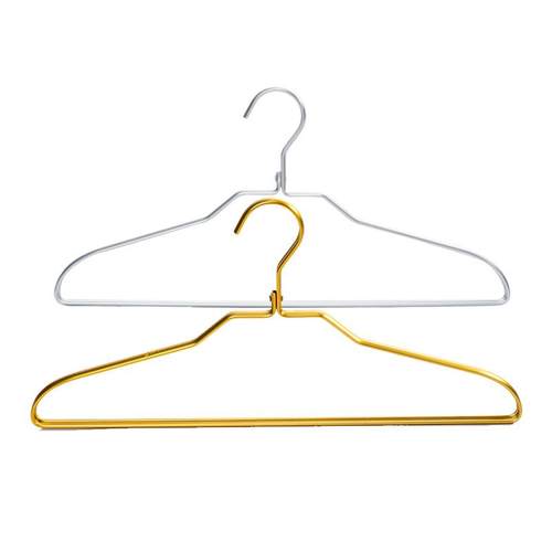 MAOS太空铝衣架干湿两用晾衣架铝合金衣挂时尚款衣撑金属晒衣架子 - 图3