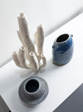 Dnnni珊瑚组合创意摆件简约现代客厅玄关电视柜样板间装饰品摆设