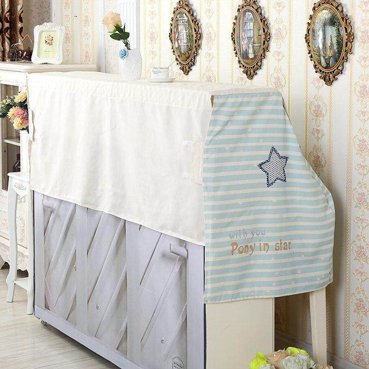 钢琴罩现代韩式简约印花卡通钢琴半罩中开 设计不透色钢琴套防尘,淘宝优惠券,粉丝福利购,淘宝优惠卷