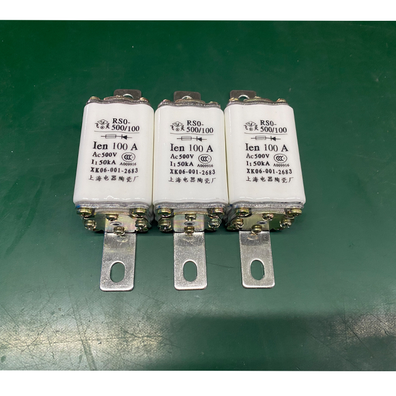 快速熔断器RS0/RS3-100 100A80A63A50A40A30A陶瓷熔断体熔芯快熔 - 图2