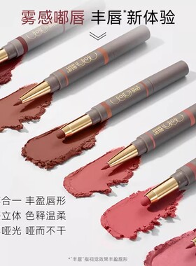 日本双头雾嘟唇线笔丰唇立体骨感