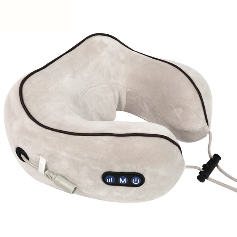 颈椎脖子按摩枕 礼品 颈椎按摩器便携式旅行午休充电u型按摩枕,淘宝优惠券,粉丝福利购,淘宝优惠卷