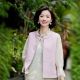 Xizi/Lotus Vest Intangible Song Brocade Luosang Silk Reversible New Style Chinese Vest/MJBH1237