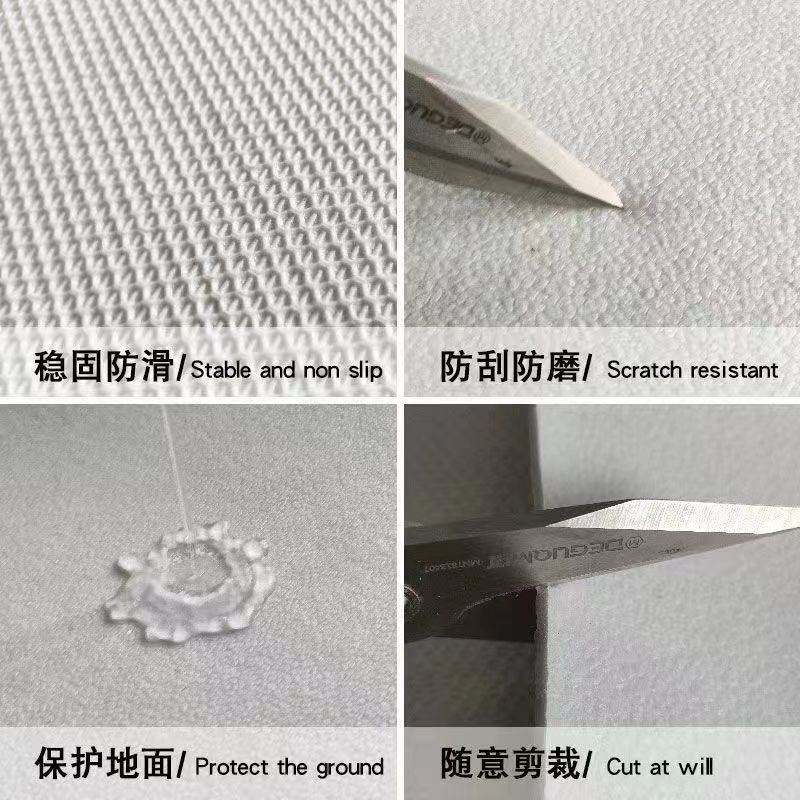 厨房地垫可擦免洗防污PVC防水防滑防油脚垫门口防脏地垫子 - 图2