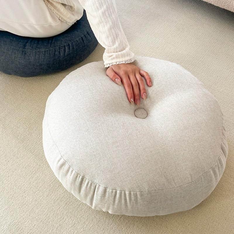 亚麻感 蒲团坐垫地上看书家用懒人榻榻米飘窗台地毯打坐冥想垫子,淘宝优惠券,粉丝福利购,淘宝优惠卷