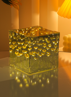 向日葵小夜灯手工diy花束装饰