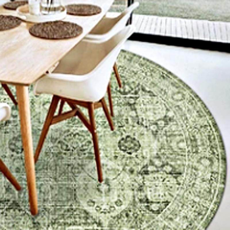 水GXV美式复古形地毯折叠可防地滑圆可洗茶几垫子梳妆台,淘宝优惠券,粉丝福利购,淘宝优惠卷