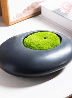 仿真迎客松盆栽假花仿真花摆设桌面花瓶摆件客厅插花罗汉松盆景