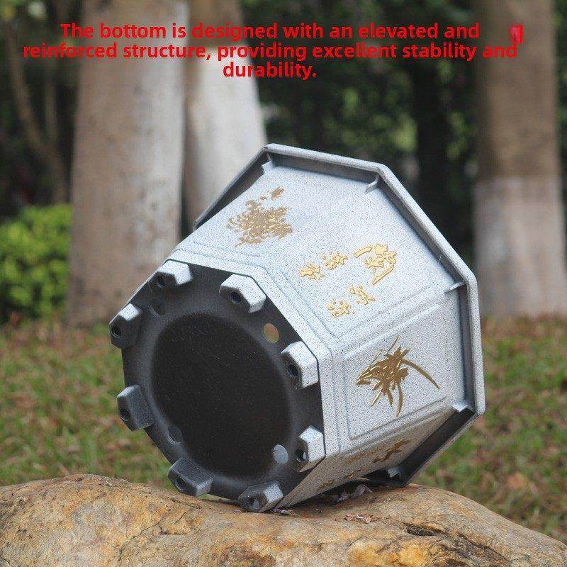 特大型古董加厚大直径树脂花盆庭院大厅盆景铁树果树八角形大花盆,淘宝优惠券,粉丝福利购,淘宝优惠卷