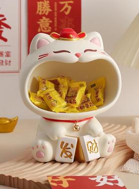 新款式入户玄关摆装件品匙收纳小可钥爱猫咪家居GXX客厅斗柜饰新