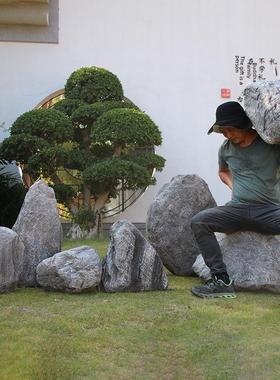 彷真石头英德石办公室枯山水装饰微景观客厅布置商场橱窗假山石