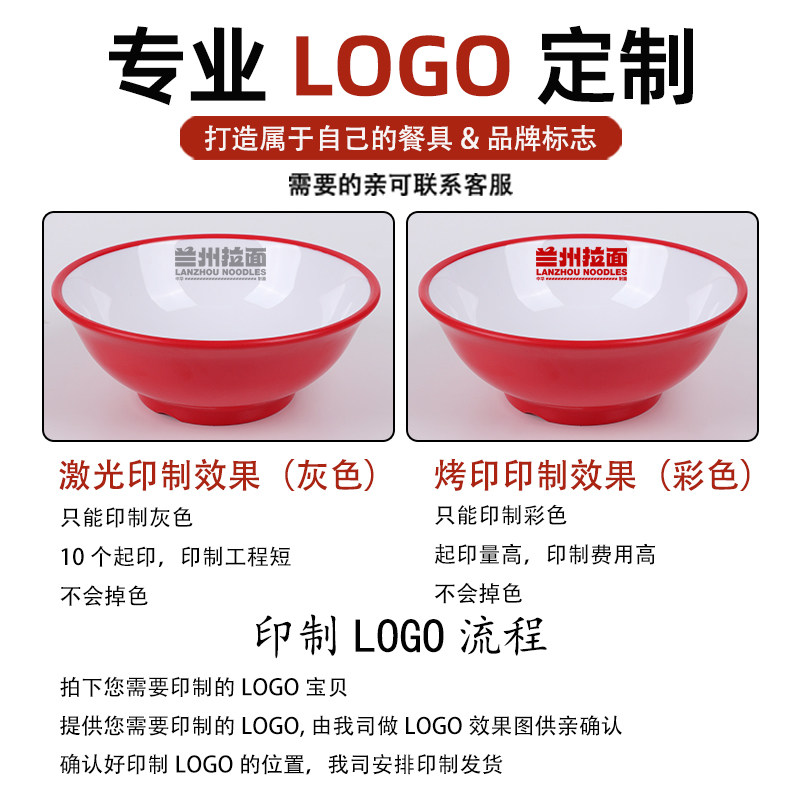 A8密胺加厚双色面碗商用大碗麻辣烫螺蛳粉酸辣粉馄饨牛肉面拉面碗,淘宝优惠券,粉丝福利购,淘宝优惠卷