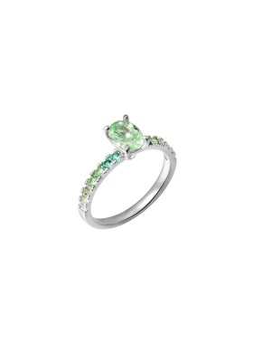 ARTE/艾尔蒂SPRINKLES Pavé Solitaire 锆石戒指女设计感轻奢