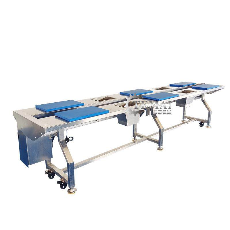 现货泡菜抹料输送机 白菜分拣输送机 酸白菜去根去黄叶输送工作台,淘宝优惠券,粉丝福利购,淘宝优惠卷