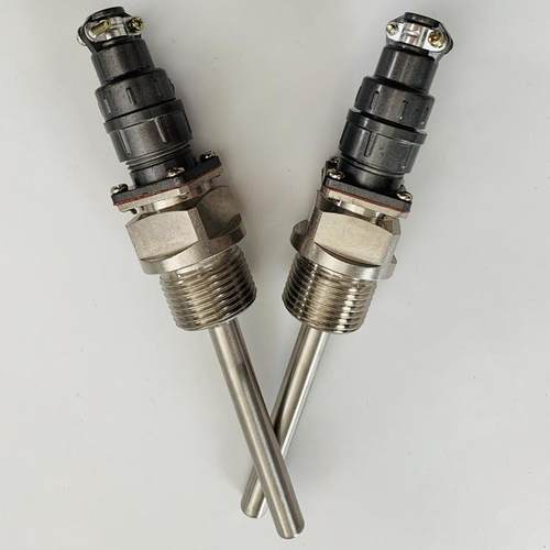 航空插头式热电阻WZP-269PT100铂热电阻4分M27*2螺纹进口薄膜电阻 - 图3