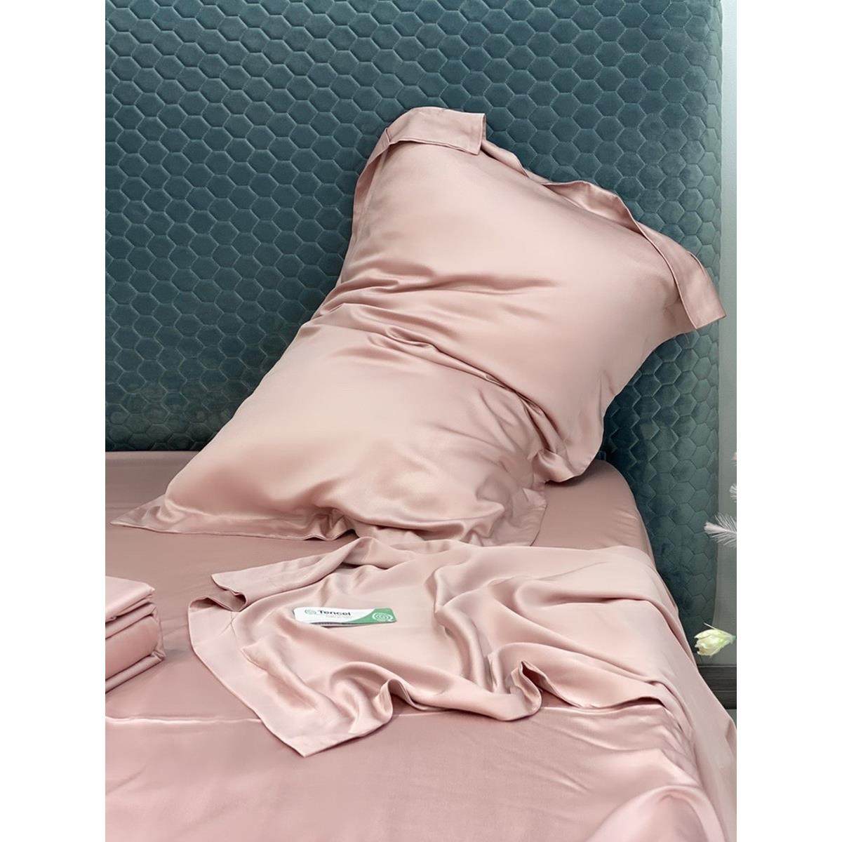 可定制凉感100支兰精天丝床笠单件 夏季丝滑裸睡纯色冰丝床罩被套,淘宝优惠券,粉丝福利购,淘宝优惠卷