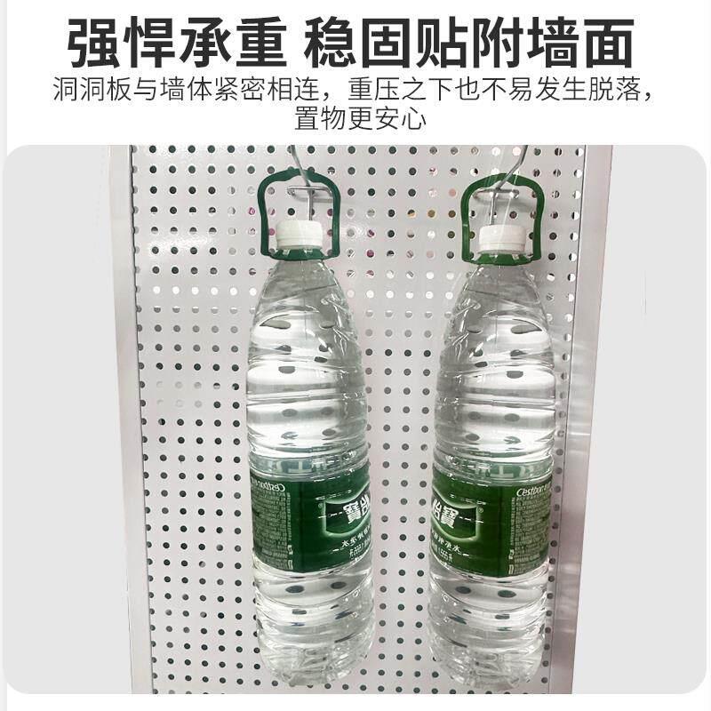 Hong Kong free shipping round hole hole board wall rack shelf stainless steel display storage jewelry hardware tools million