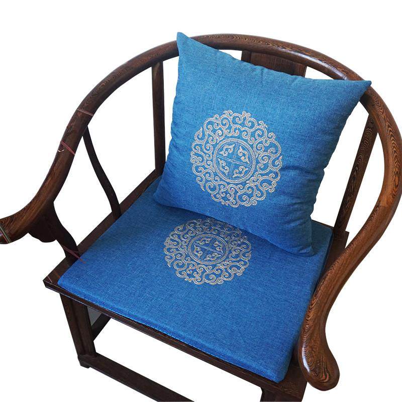 中式棉麻圈椅垫红木椅子坐垫餐椅垫沙发垫卡座垫防滑海绵垫子定制,淘宝优惠券,粉丝福利购,淘宝优惠卷