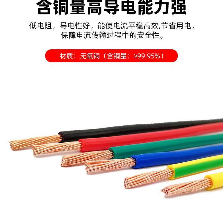 绿灯行国标BVR家用铜芯多股软线1.5/2.5/4/6平方多芯家装阻燃铜线,淘宝优惠券,粉丝福利购,淘宝优惠卷