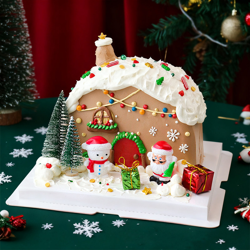 圣诞节蛋糕装饰迷你礼物盒彩色小号方盒圣诞树装饰小挂件点缀饰品,淘宝优惠券,粉丝福利购,淘宝优惠卷