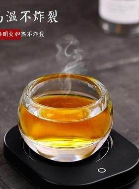 加厚水晶供杯大悲咒心经圣水杯药师咒地藏水佛佑杯荷花招财净水杯