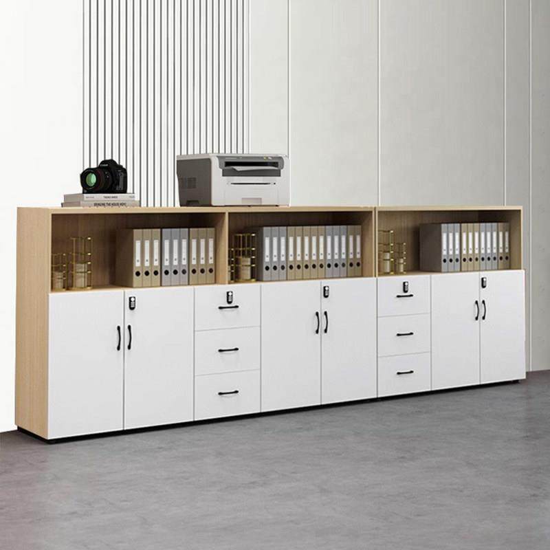 办公室文件柜木质矮柜资料档案储物收纳带锁隔断边柜靠墙落地书架,淘宝优惠券,粉丝福利购,淘宝优惠卷