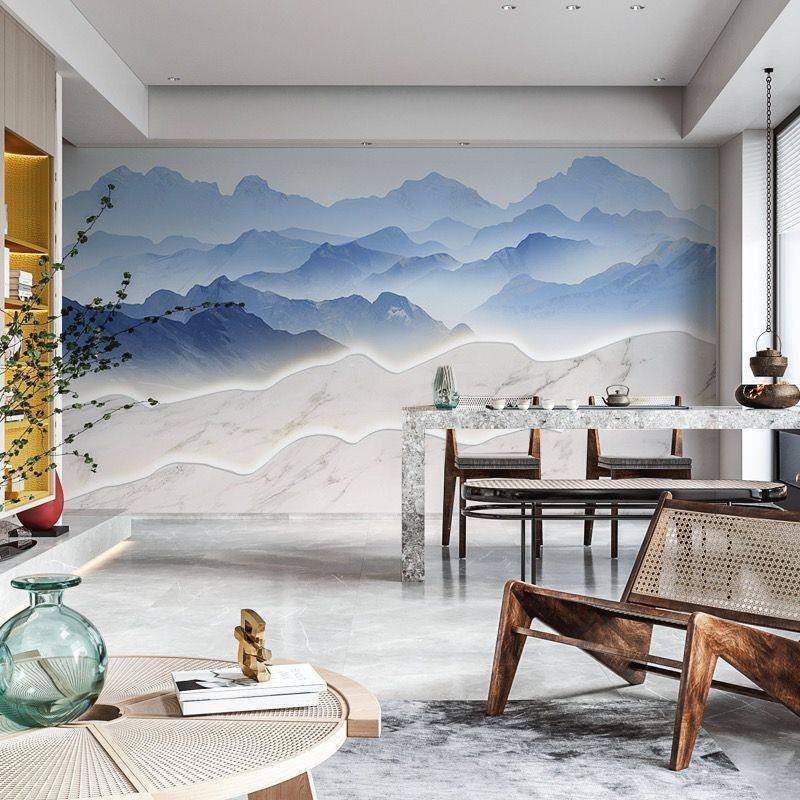 发光仿假山壁纸网红多层山形电视背景墙墙布现代简约客厅沙发壁画,淘宝优惠券,粉丝福利购,淘宝优惠卷