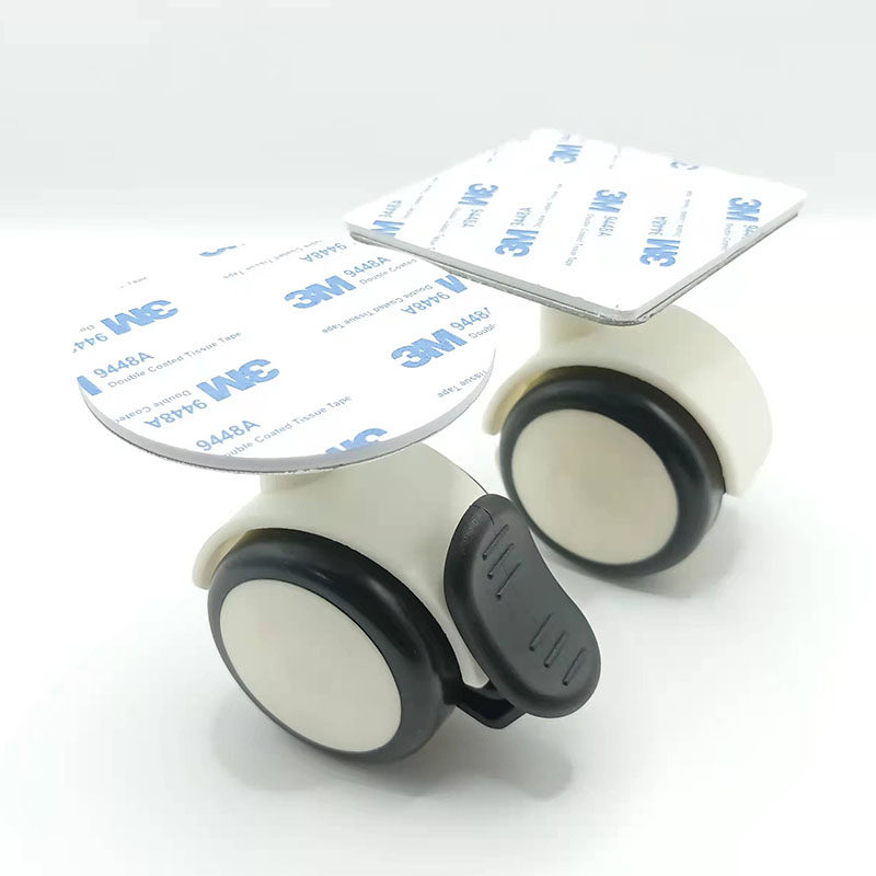 粘贴式万向轮静音床头柜落地护眼灯免打孔安装滑轮平板脚轮带刹车,淘宝优惠券,粉丝福利购,淘宝优惠卷