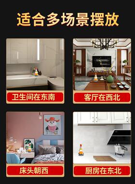 五行水晶葫芦摆件天然五色碎石金木水火土五彩玉石平安瓶家居礼品